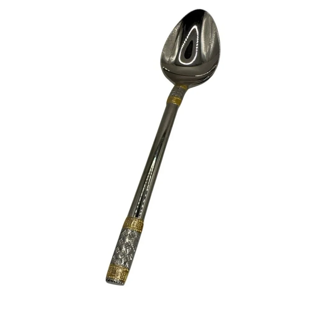 Wallace Golden Aegean Weave Stainless Teaspoon 18/8 NWOT 6-5/8